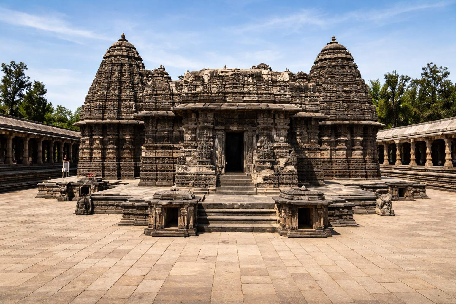 Belur route taxi tour from Sakleshpur covering famous temples